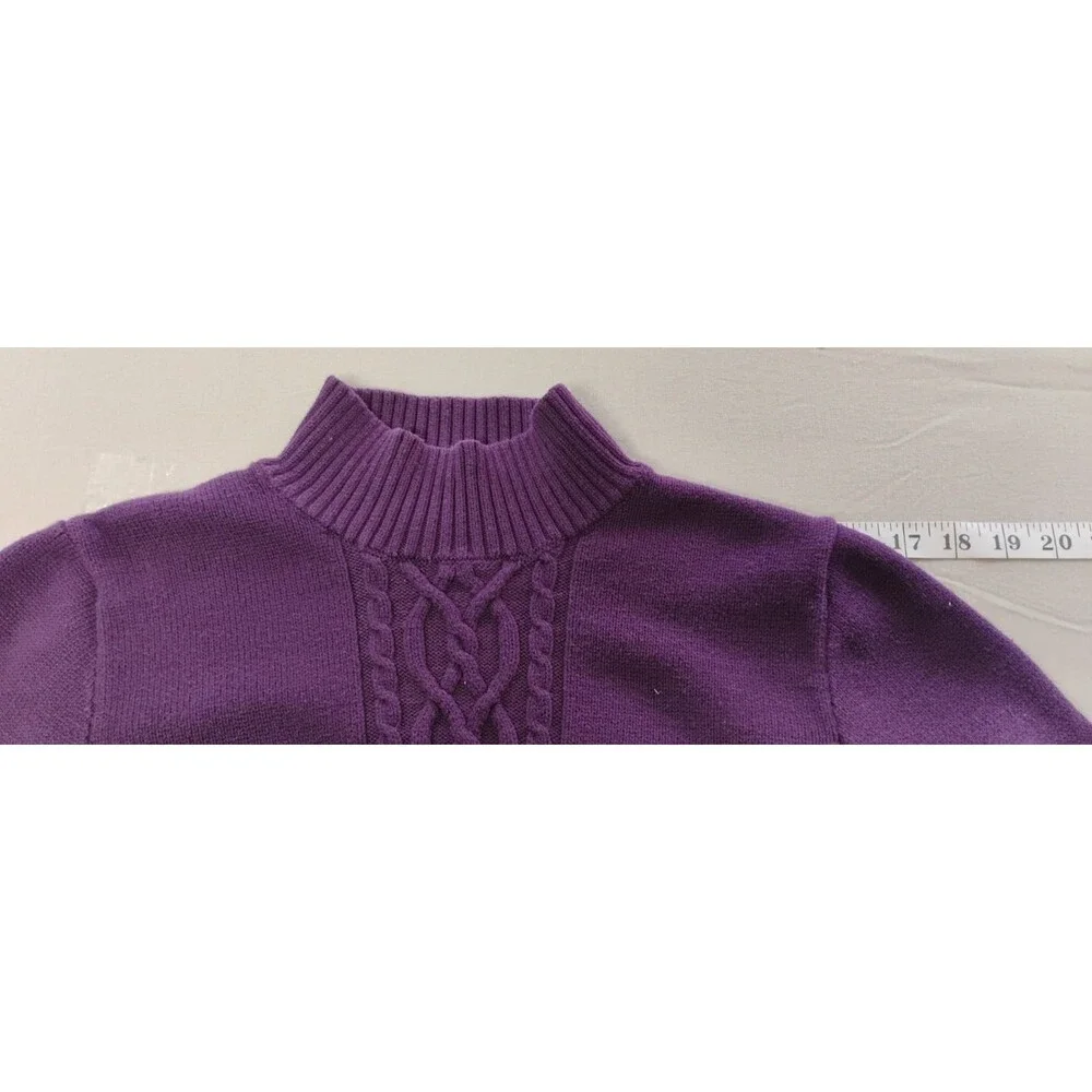 American Living X Large Purple Sweater Dress
